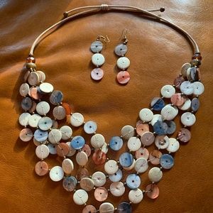 Necklace & Earrings Boho-hippie style